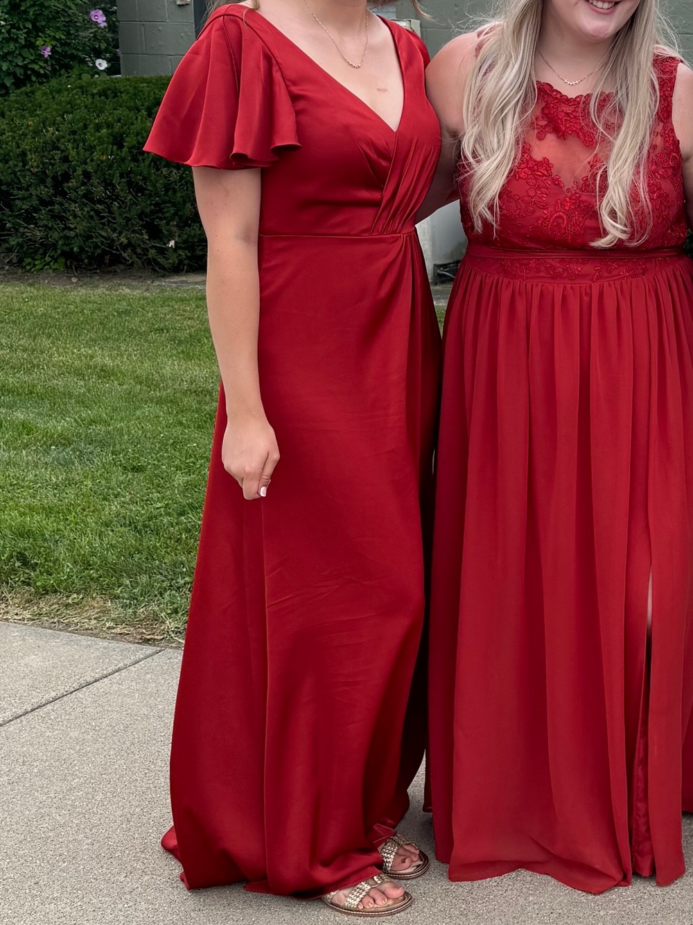 Azazie Soren Bridesmaid Dress Rust A10
